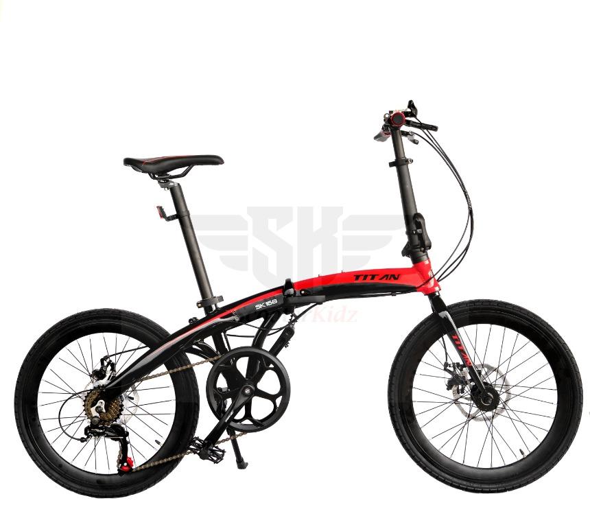titan folding bike