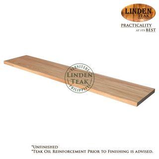 Solid Teak Wood Small Teak Plank 50 x 10 x 1cm