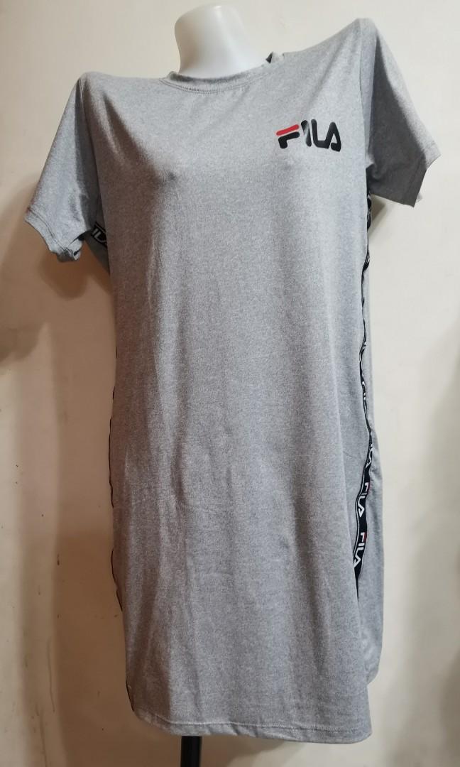 women's fila t shirt dress