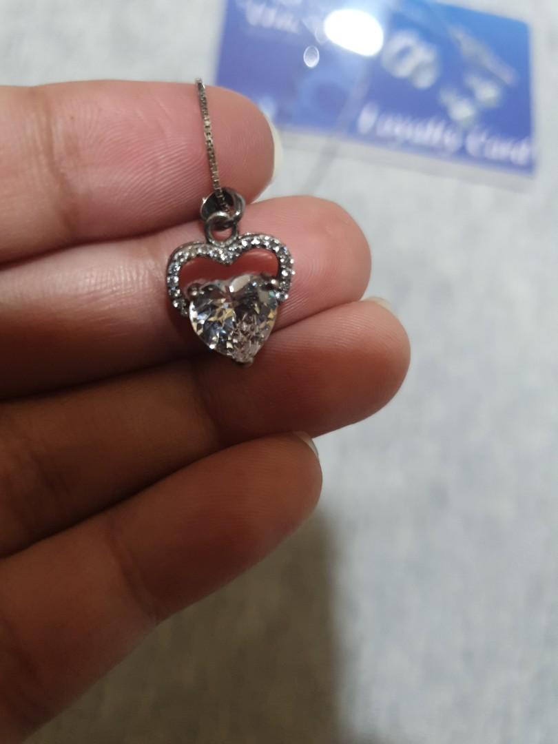 Unisilver heart necklace sales