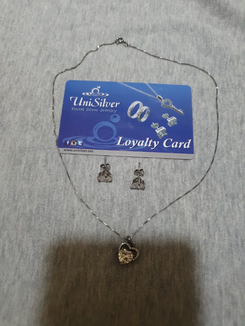 Unisilver heart necklace cheap