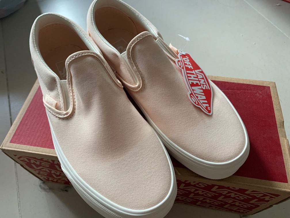 dusty pink vans