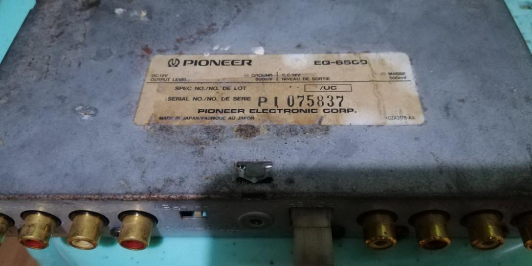 Vintage and Rare Pioneer EQ6500 Car Equalizer, Audio, Other Audio