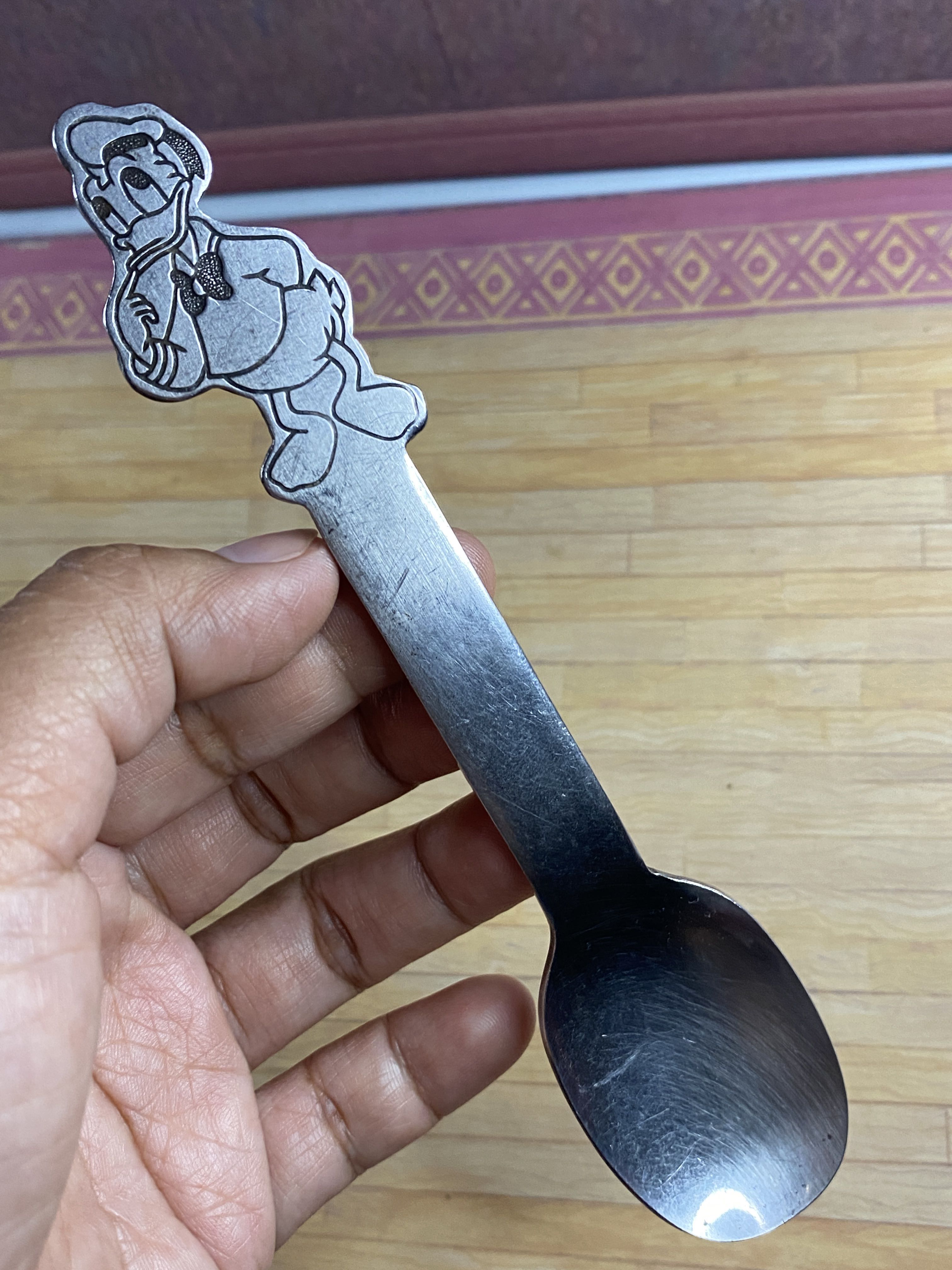 Vintage Disney Spoon Donald Duck, Hobbies & Toys, Memorabilia & Collectibles, Vintage