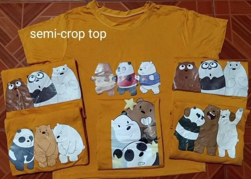 We Bare Bears Semi Crop Top Women S Fashion Clothes Tops On Carousell,Iphone Florida Gators Football Wallpaper