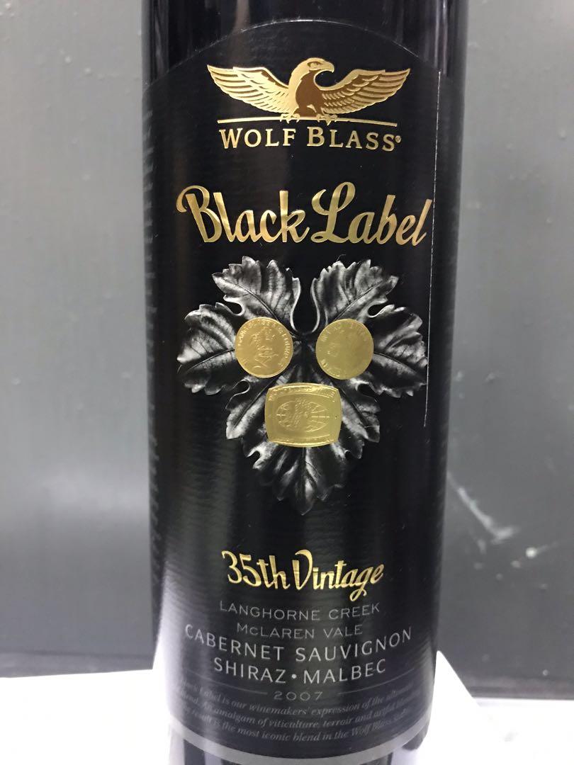 Wolf Blass Black Label (35th Vintage ) Cabernet Sauvignon ...