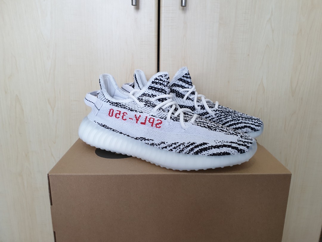 yeezy 350 zebra grey