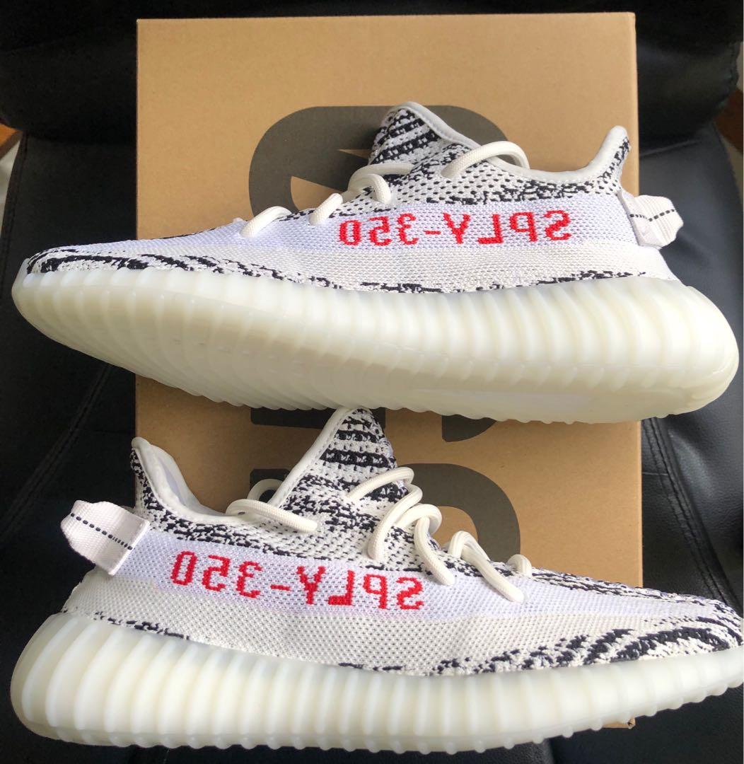 Yeezy Boost 350 V2 Zebra (2020 Restock) On-hand, Men's Fashion, Footwear,  Sneakers on Carousell