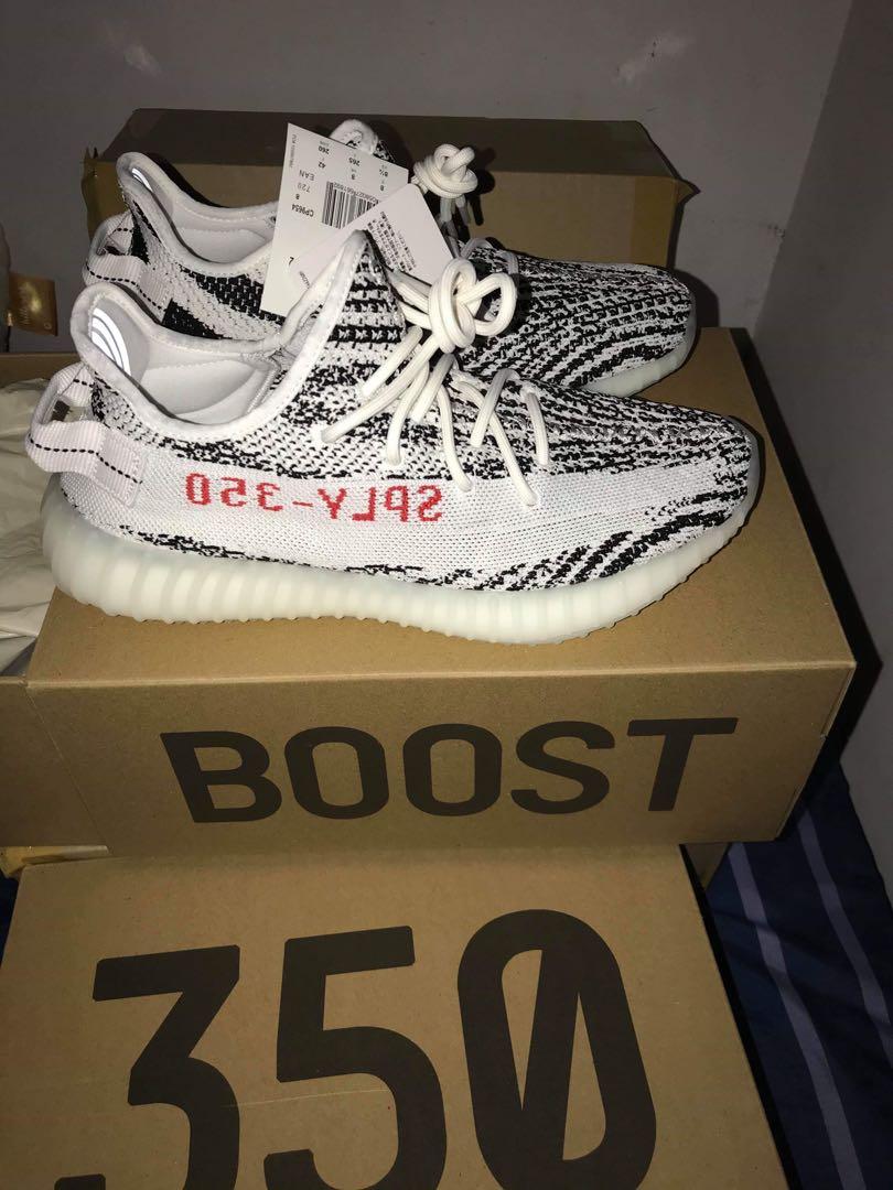 Yeezy Boost 350 V2 Zebra UK7.5/US8, Men 