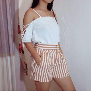 ZARA Stripes Shorts