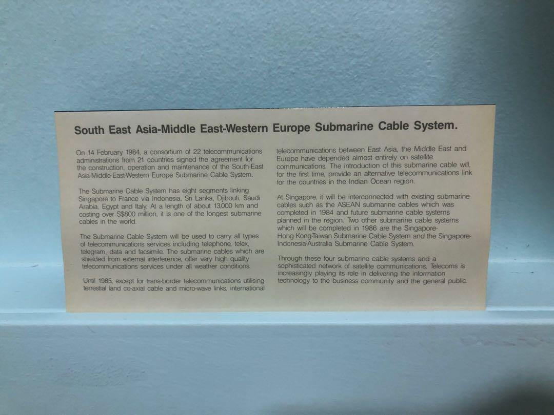 1986 South East Asia Middle East Western Europe Submarine Cable System Commemorative Stamp Issue Presentation Pack Vintage Collectibles Stamps Prints On Carousell