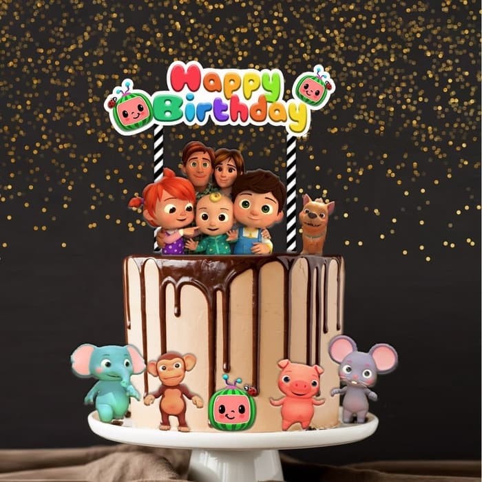 1set 12 Cocomelon Cake Topper For Birthday Party Celebration Babies Kids Babies Apparel On Carousell