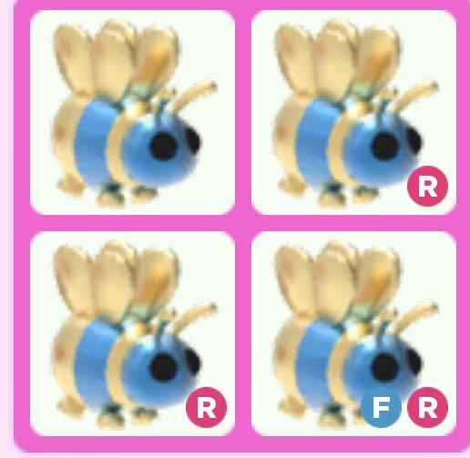 4 Queen Bee Bundle Roblox Adopt Me Pets Toys Games Video Gaming In Game Products On Carousell - roblox adopt me new bee