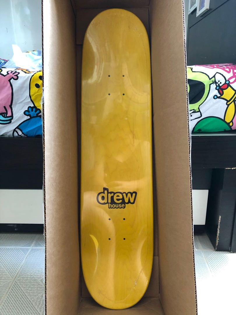 購自官網] Drew House Mascot Skate Deck 滑板- Golden Yellow, 興趣及