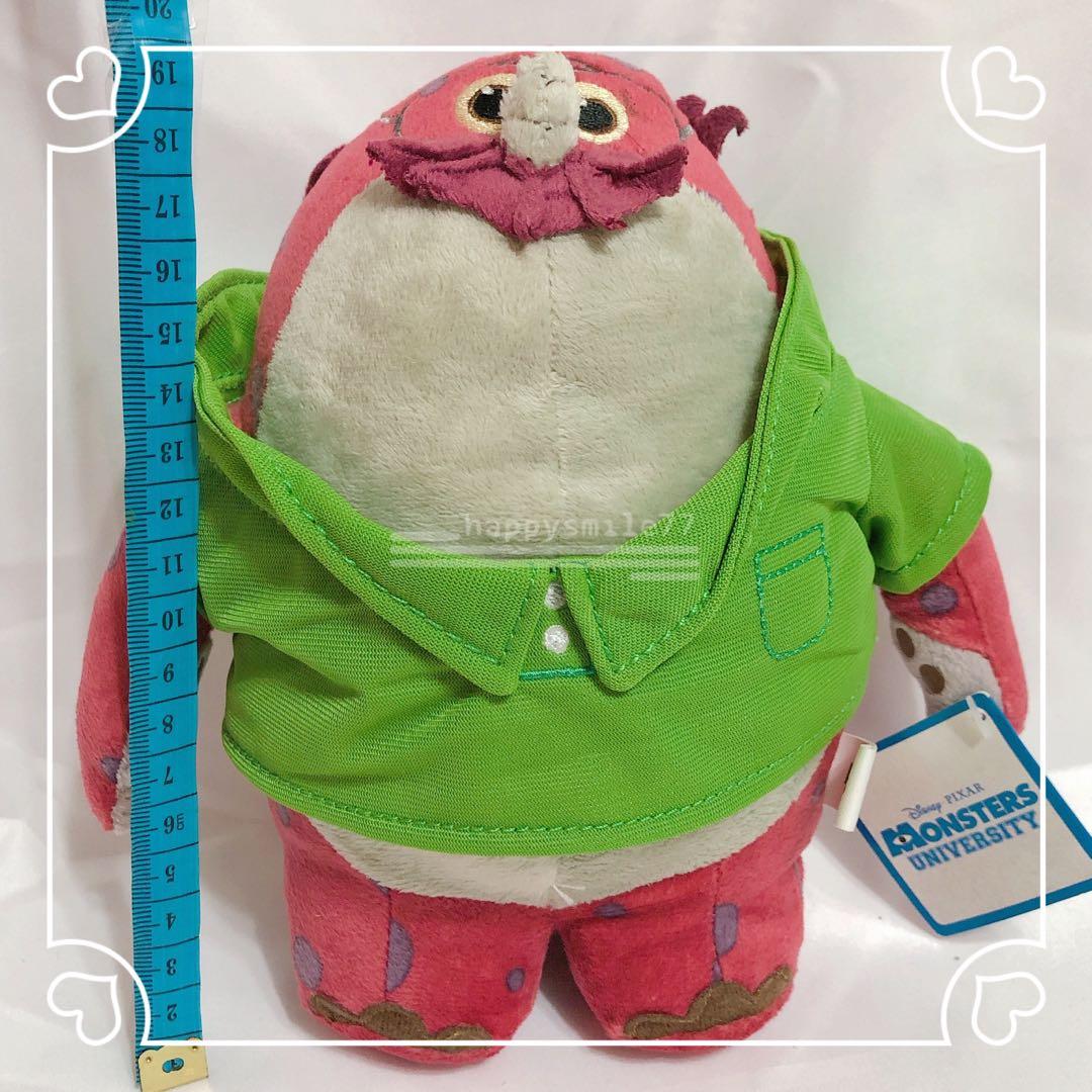 包郵平售全新正版Don Carlton 唐卡頓罕有老唐怪獸公司怪獸大學Monsters University 全新正版肥嘟嘟可愛毛公仔, 興趣及遊戲,  玩具& 遊戲類-