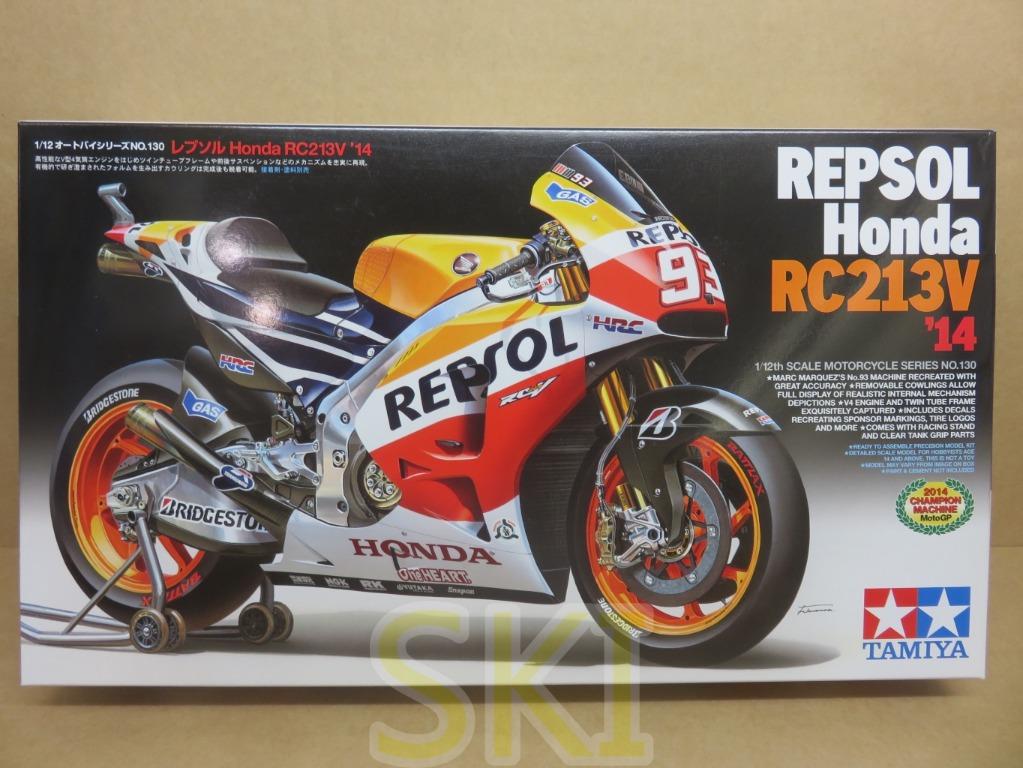 電單車模型田宮tamiya 1 12 Honda Rc213v 14 Repsol 14 Moto Gp 玩具 遊戲類 玩具 Carousell