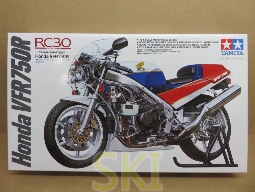 電單車模型田宮Tamiya 1/12 Honda VFR750R (RC30) -14057, 興趣及遊戲