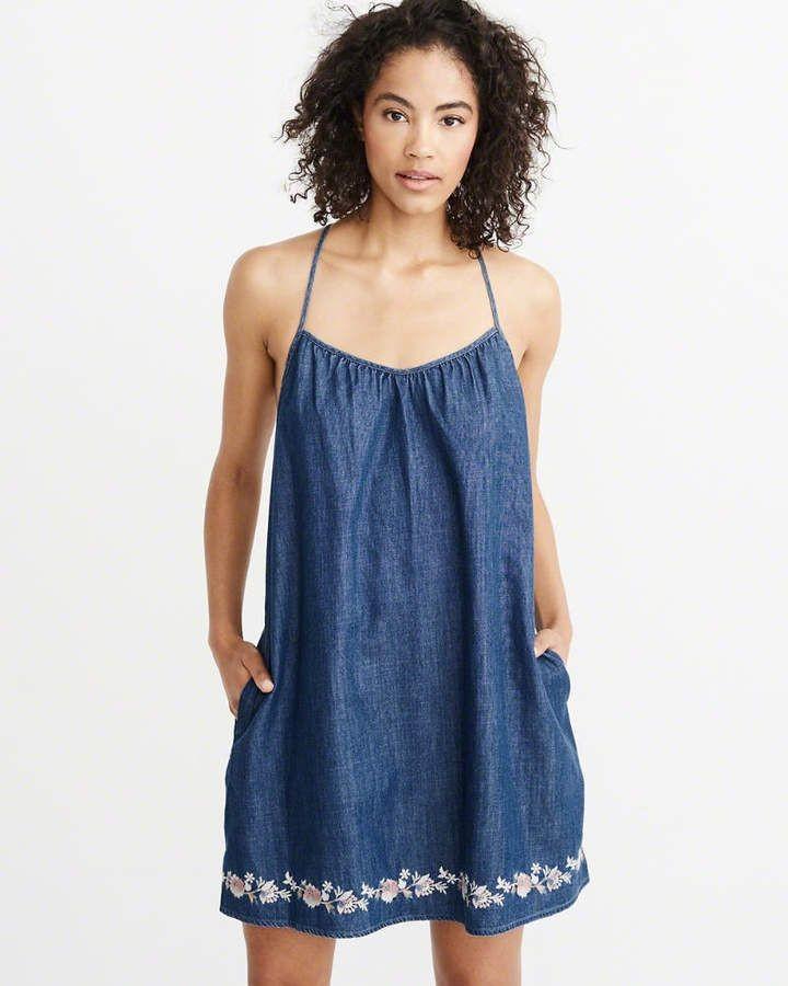 abercrombie and fitch denim dress