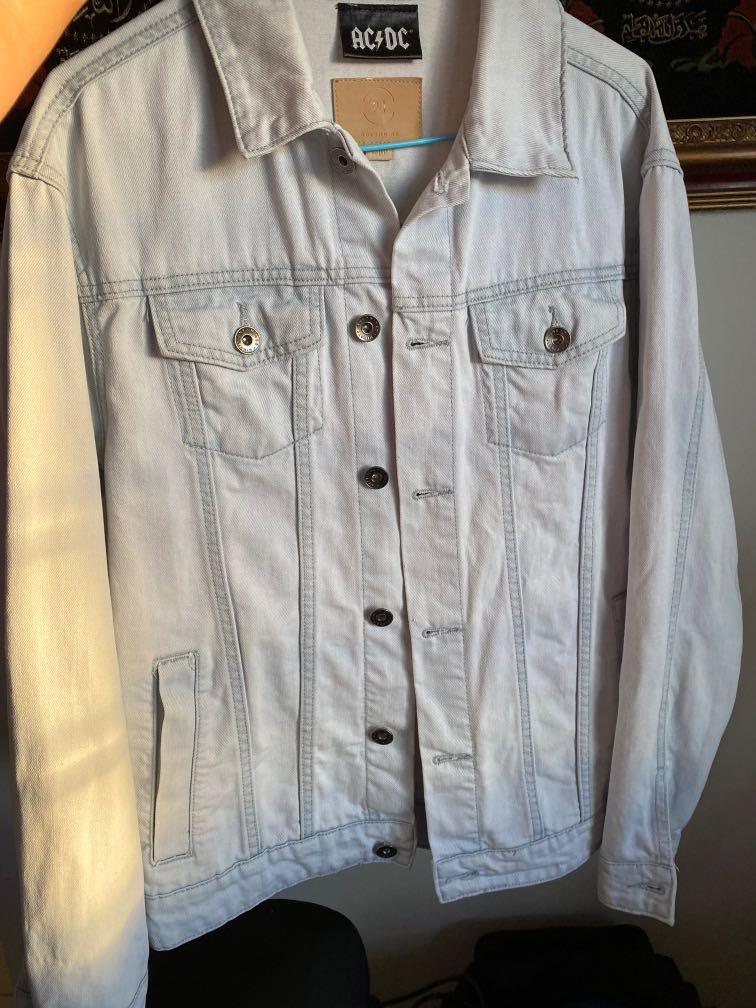Acdc Denim Jacket Women S Fashion Clothes Outerwear On Carousell