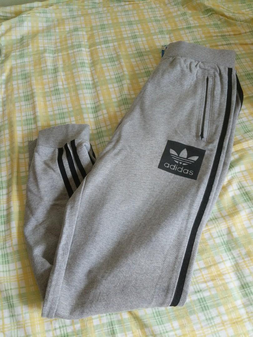 adidas gray sweatpants