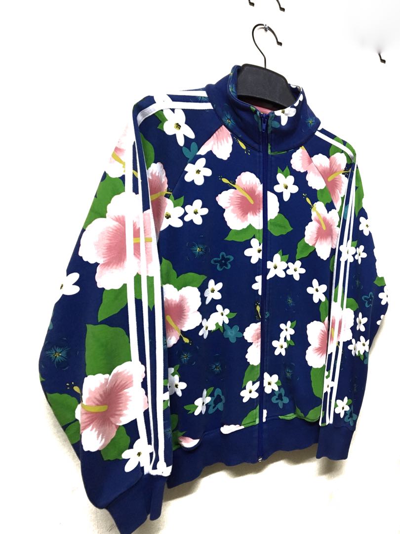 Adidas floral jacket mens clearance