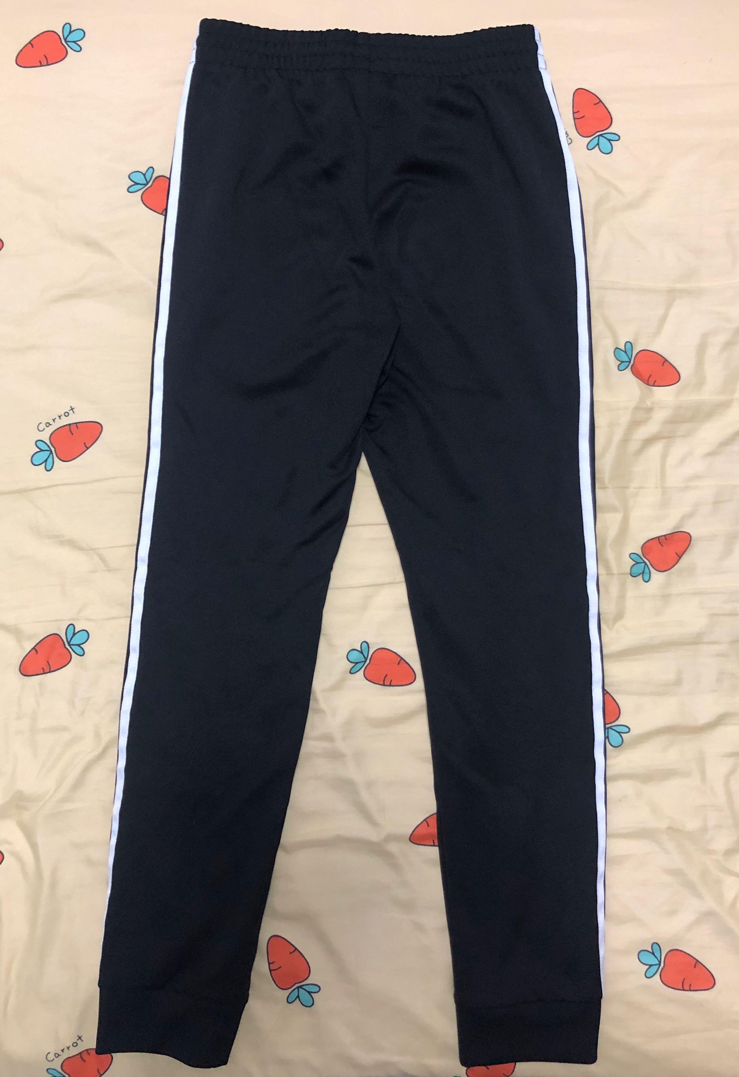 adidas the brand with the 3 stripes pants