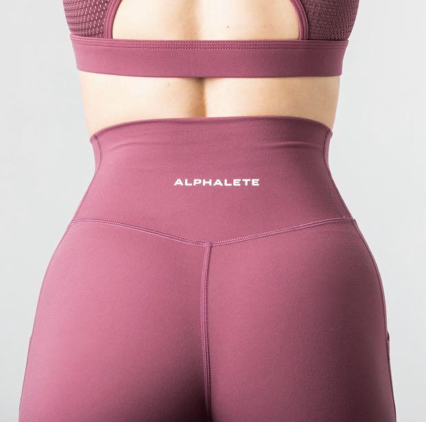 Alphalete Surface Pocket Legging Violet 
