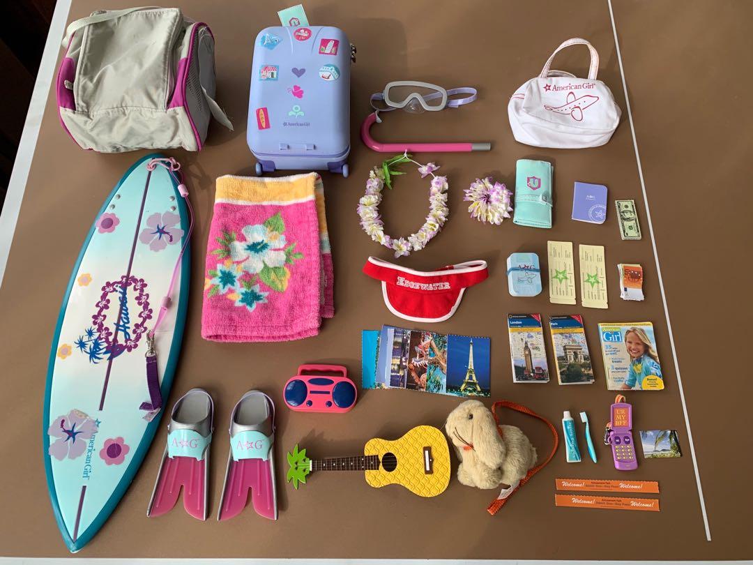 American girl doll vacation top
