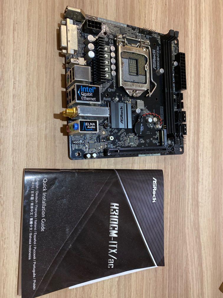 As Rock H310 Motherboard Only Electronics Computer Parts Accessories On Carousell