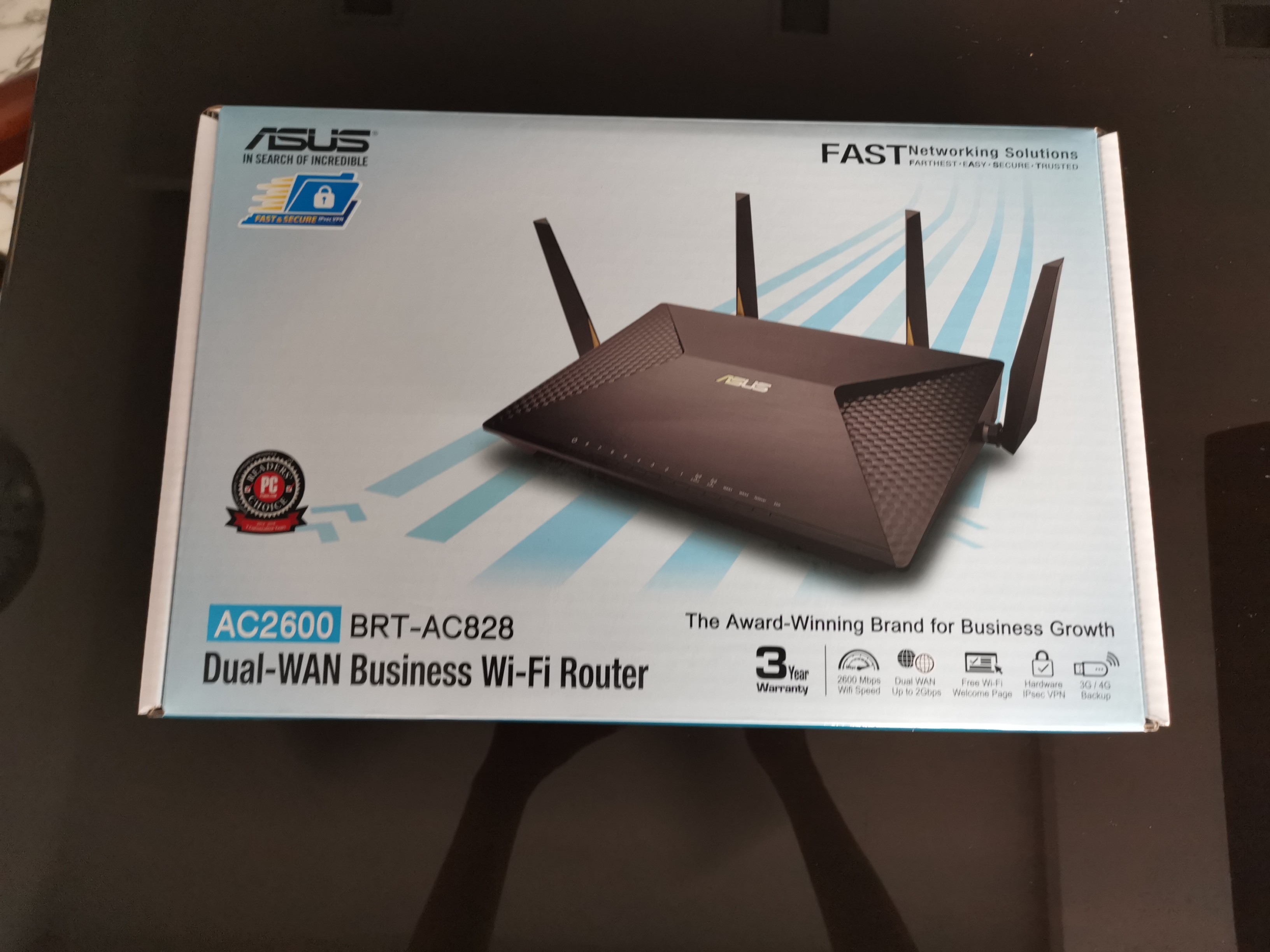 Asus Wireless Router BRT-AC828 (NEW), Computers & Tech, Parts 