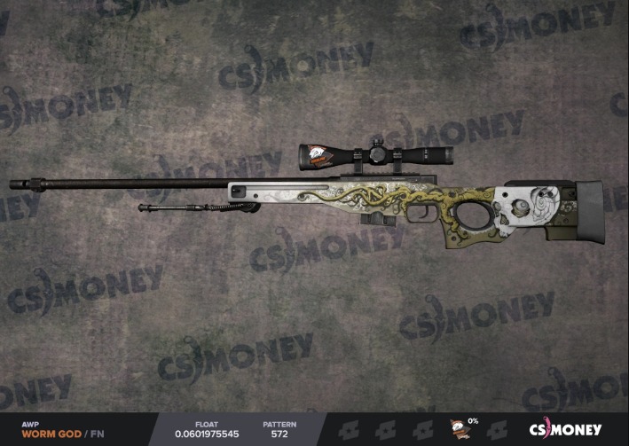 Awp Worm God Fn Csgo Toys Games Video Gaming In Game Products On Carousell