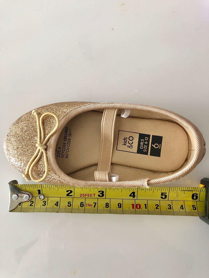 Girls gold sale shoes size 3