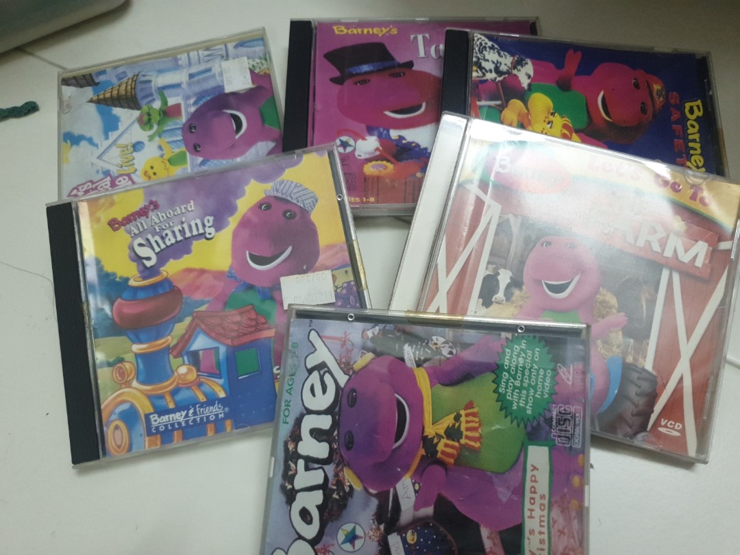 Barney CDs, Hobbies & Toys, Music & Media, CDs & DVDs on Carousell