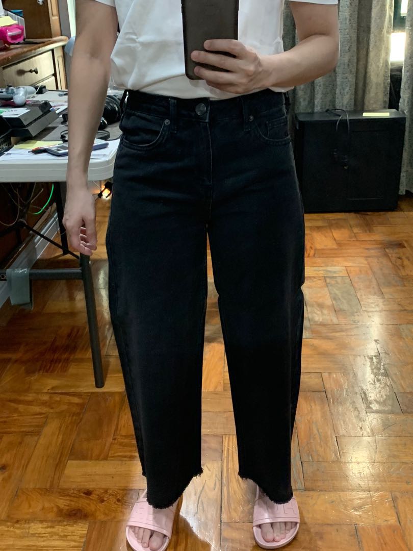 bdg black flare jeans