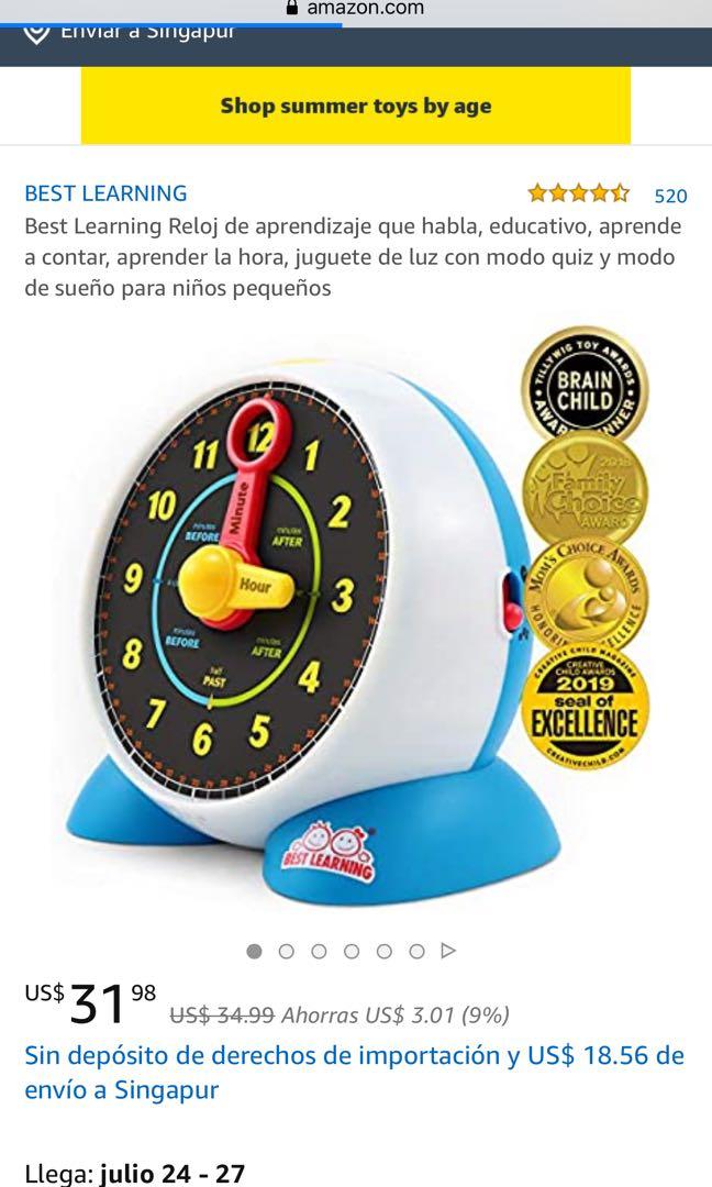 best learning clock for toddlers