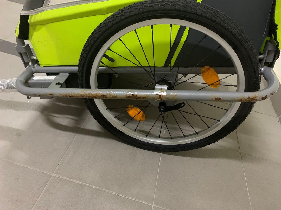 Bike trailer for kids (up to 2) decathlon btwin, Sports Equipment, Bicycles & Parts, Parts