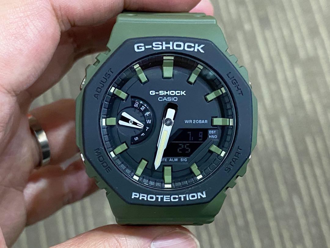 Casio ga 2110 green clearance