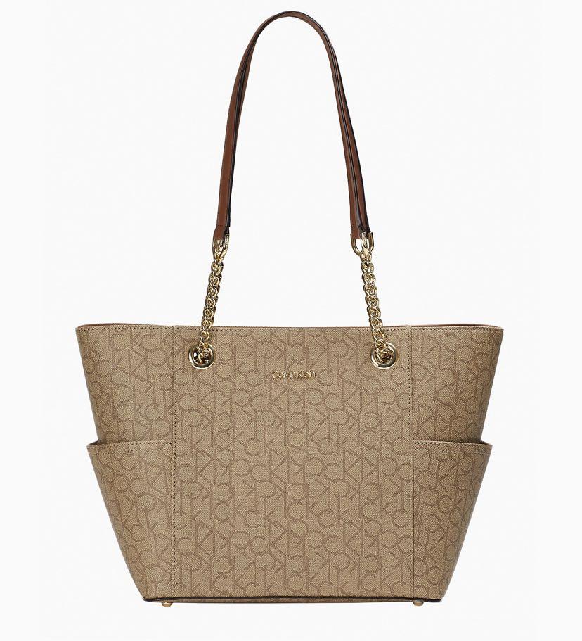 Monogram chainlink deals tote bag