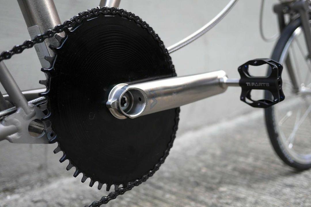 Cane Creek EeWings titanium All Road crankset for brompton, Sports