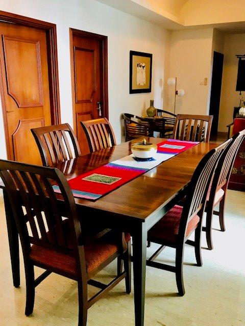 Cherry Wood Dining Table Set Furniture Tables Chairs On Carousell