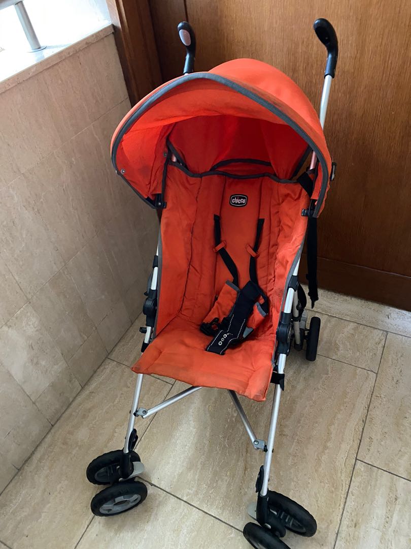 chicco stroller orange