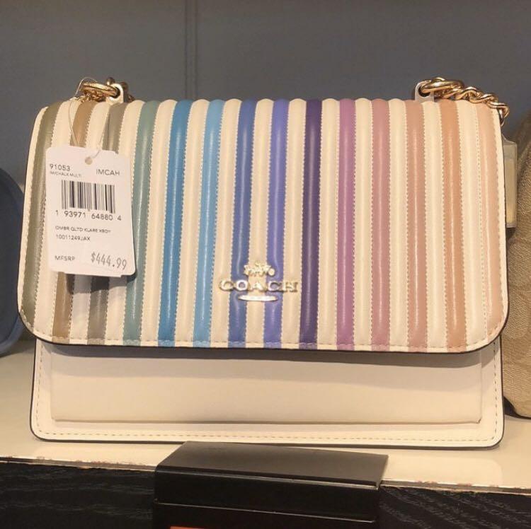 Coach Klare Ombre Crossbody in Chalk Multi
