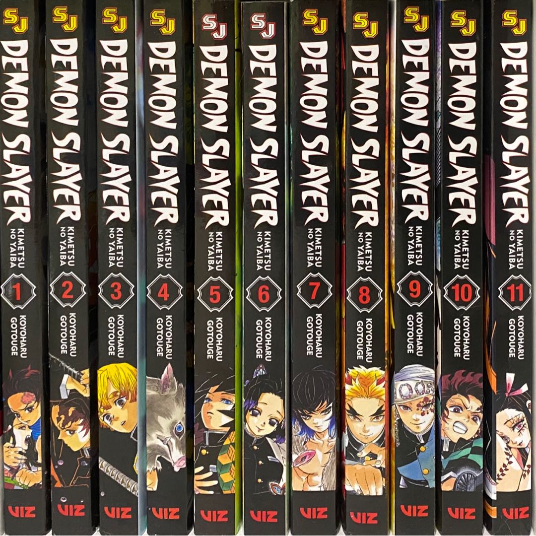 Demon Slayer Kimetsu No Yaiba Manga Volume 1 11 Set Hobbies Toys Books Magazines Comics Manga On Carousell Demon Slayer Kimetsu No Yaiba Manga Volume 1 11 Set Hobbies Toys Books Magazines Comics Manga On Carousell
