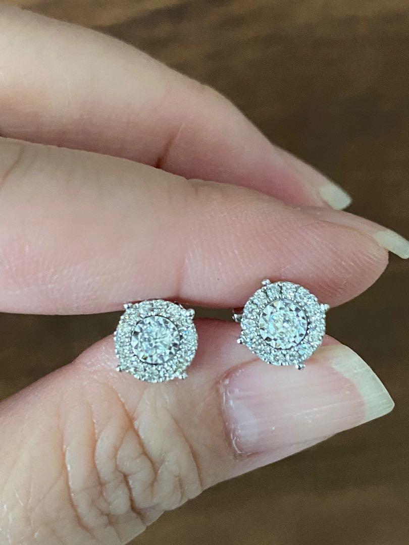 diamond encrusted earrings