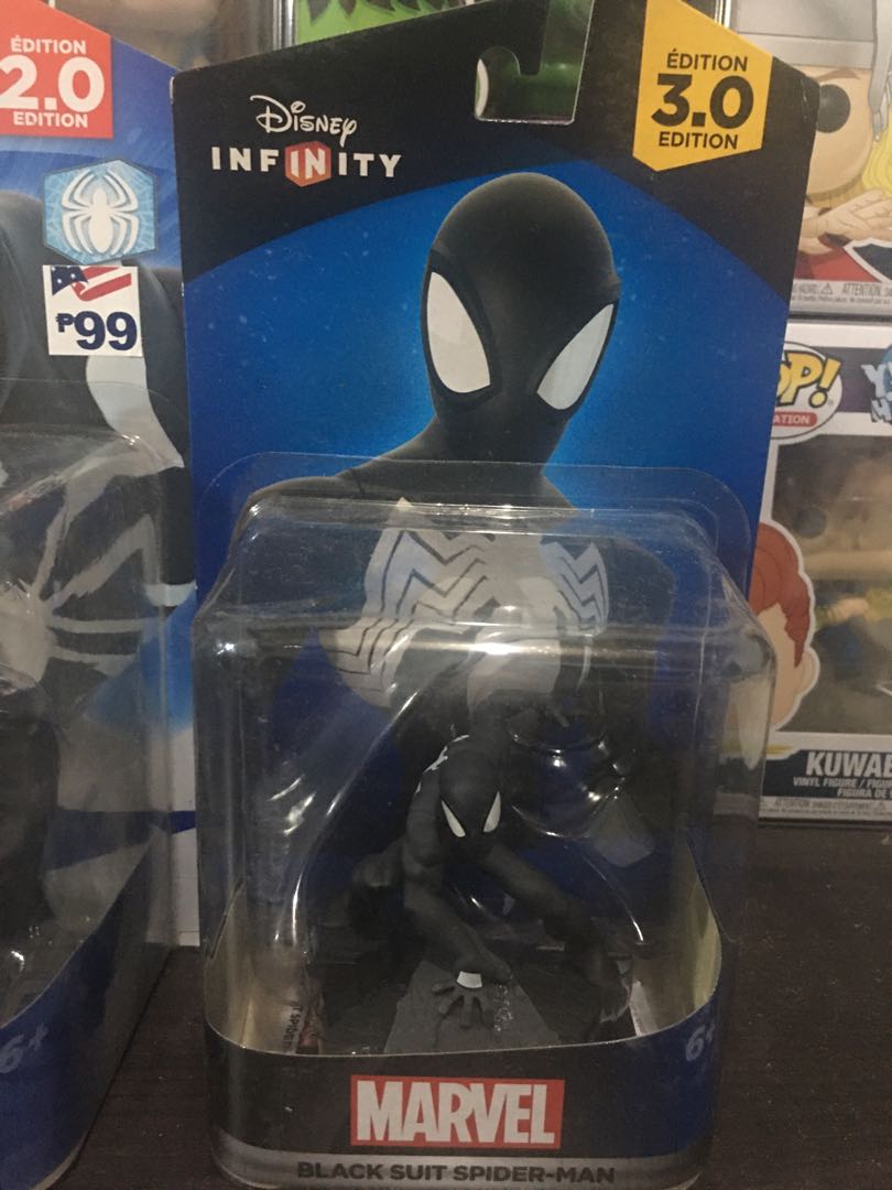 Disney Infinity Marvel Black Spider Man Toys Games Toys On Carousell