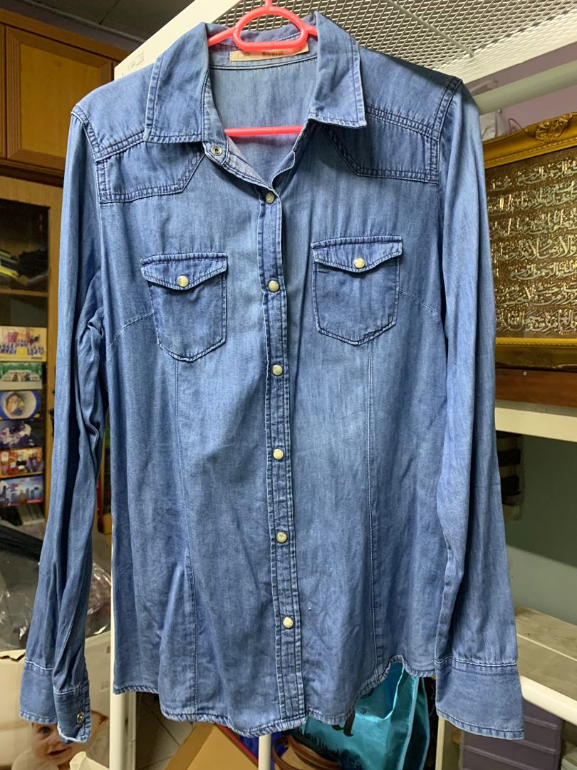 dorothy perkins denim shirt