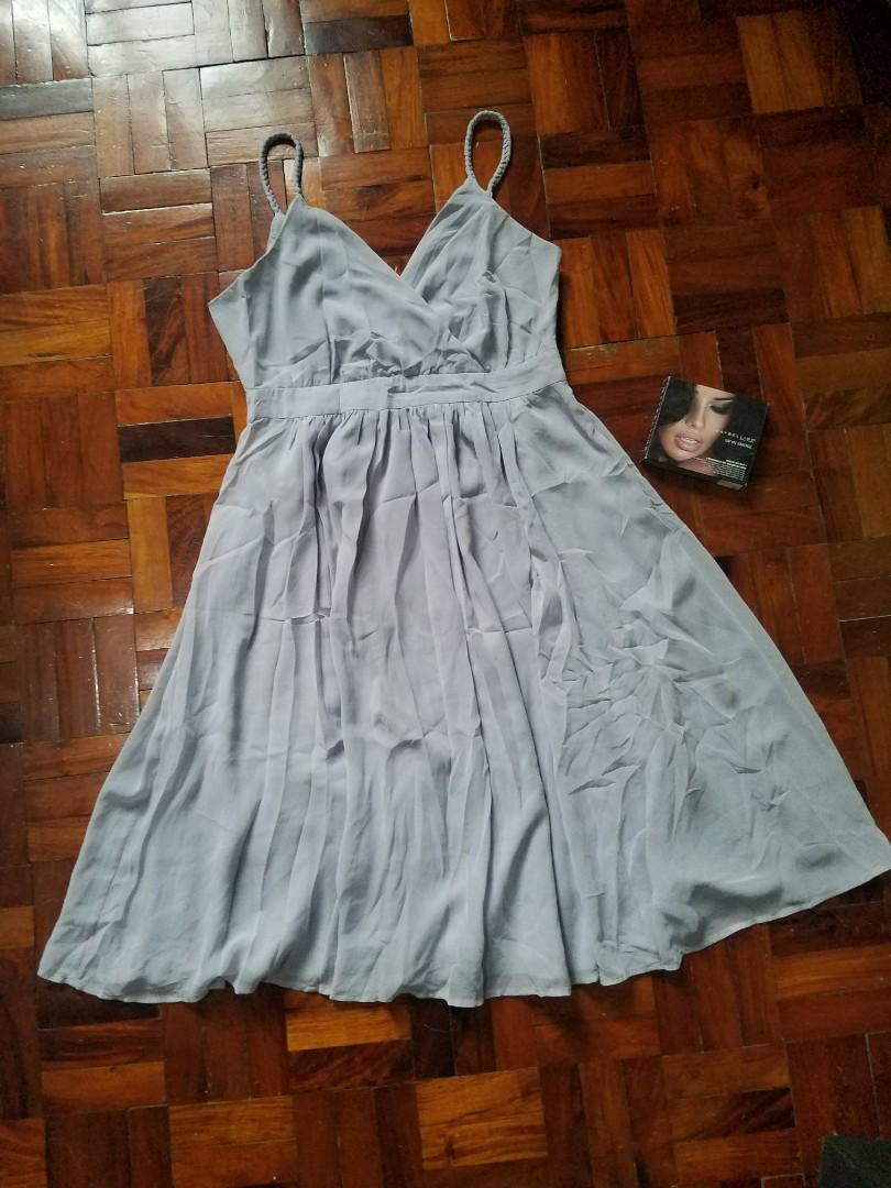 Eva Mendes Midi Dress Gown Women S Fashion Clothes Dresses Skirts On Carousell