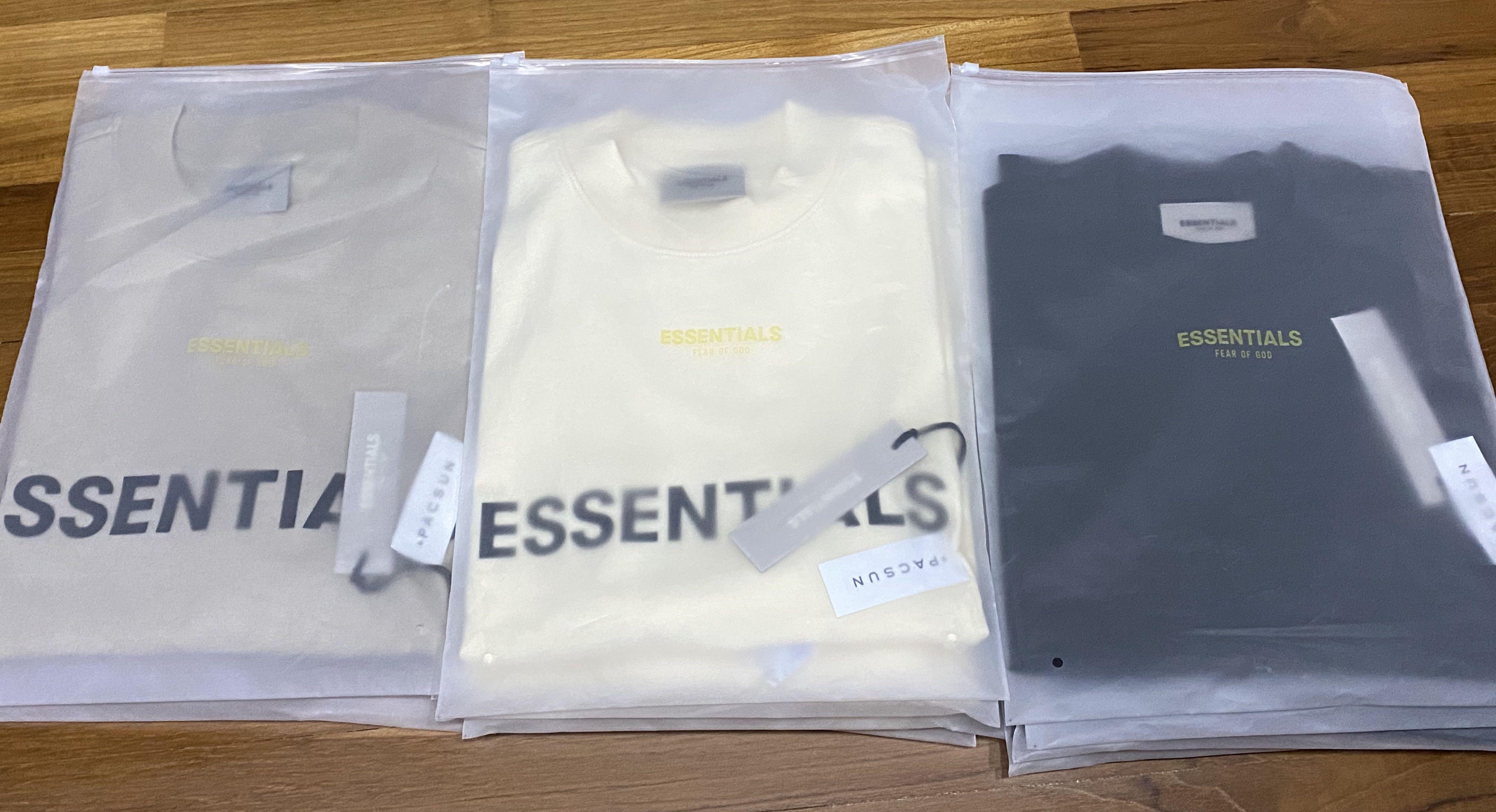 Fear of God Essentials FOG Long Sleeve Tee, Men's Fashion, Tops ...