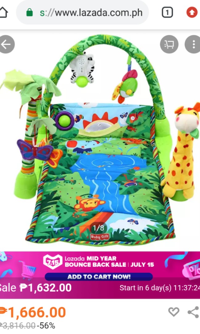 play mat fisher price rainforest