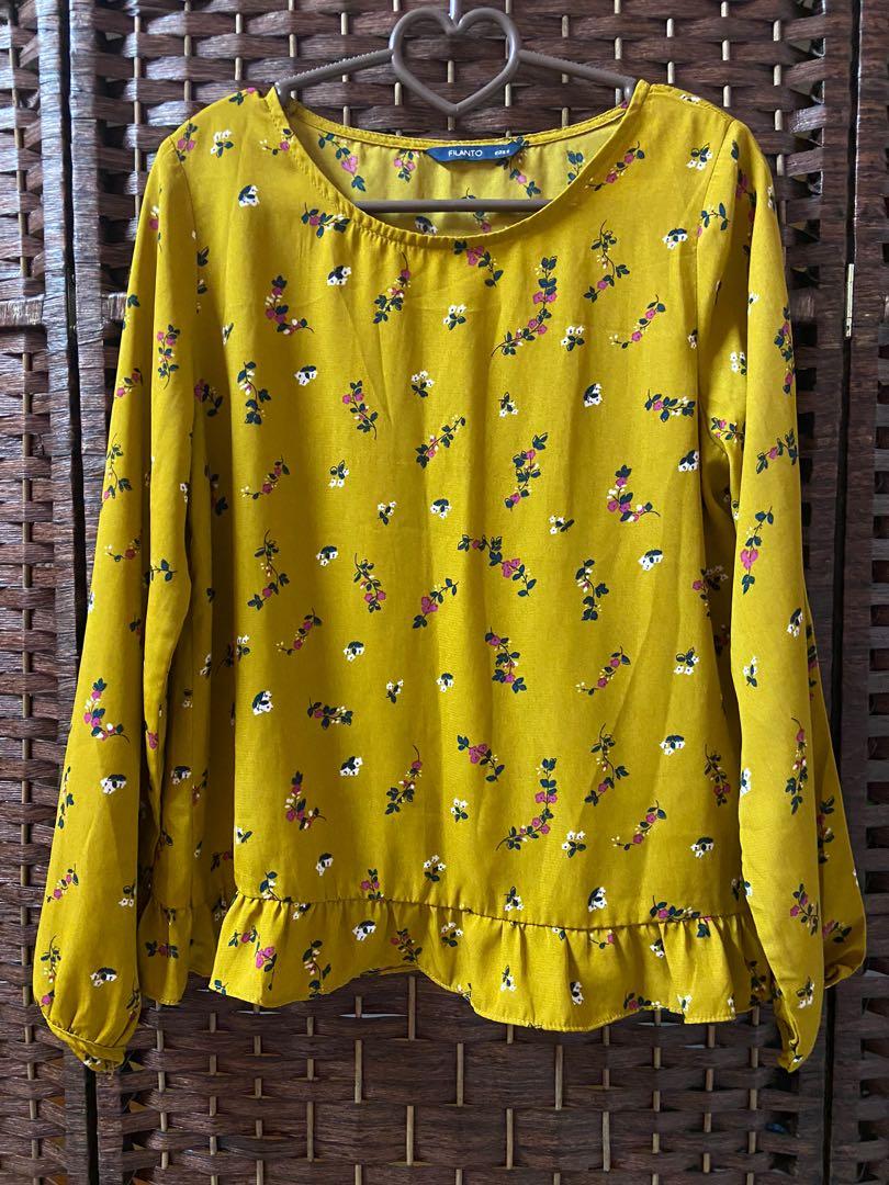 Floral Blouse Women S Fashion Clothes Tops On Carousell